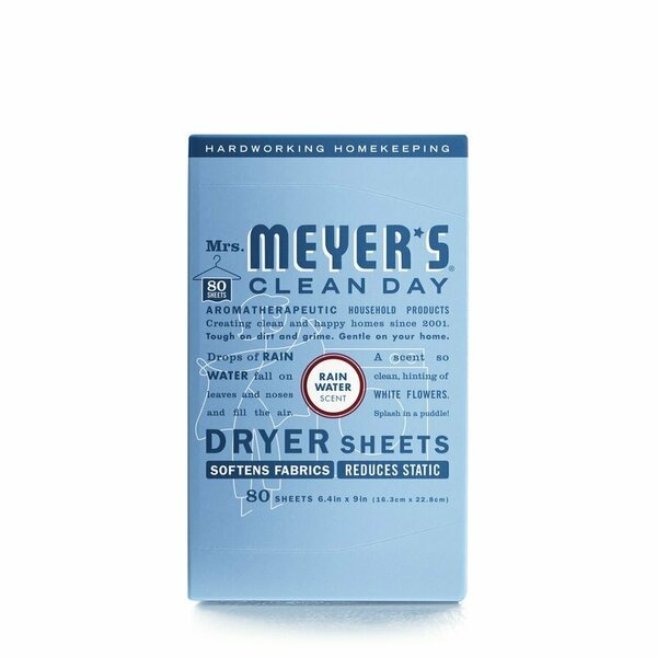 Mrs. Meyers Clean Day Mmcd Dryer Shts Rainwtr 325239